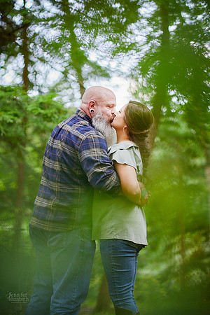 Jessica & Joe: Engagement Session at Henry Church Rock in Chagrin Falls