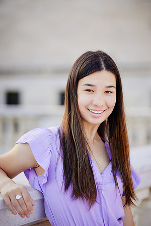 Christina: Senior Portrait Session at the Cleveland Museum of Art and Wade Lagoon