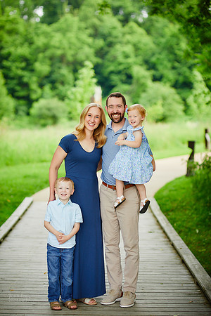 The E Family: Portrait Session at Liberty Ledges Park in Twinsburg