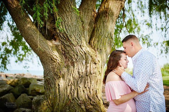 Gina: Maternity Portrait Session at Edgewater Park in Cleveland