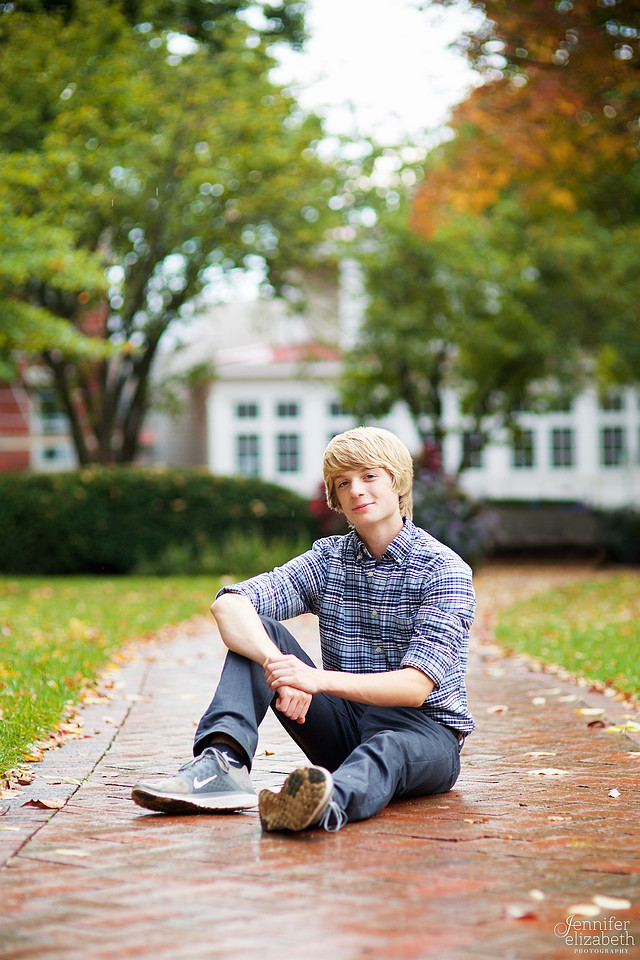 Sam: Senior Portrait Session in Worthington, Ohio
