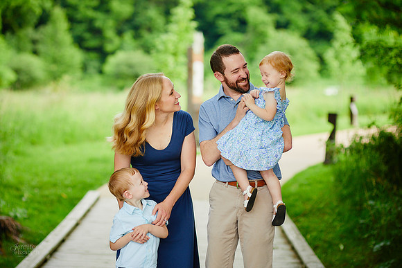 The E Family: Portrait Session at Liberty Ledges Park in Twinsburg