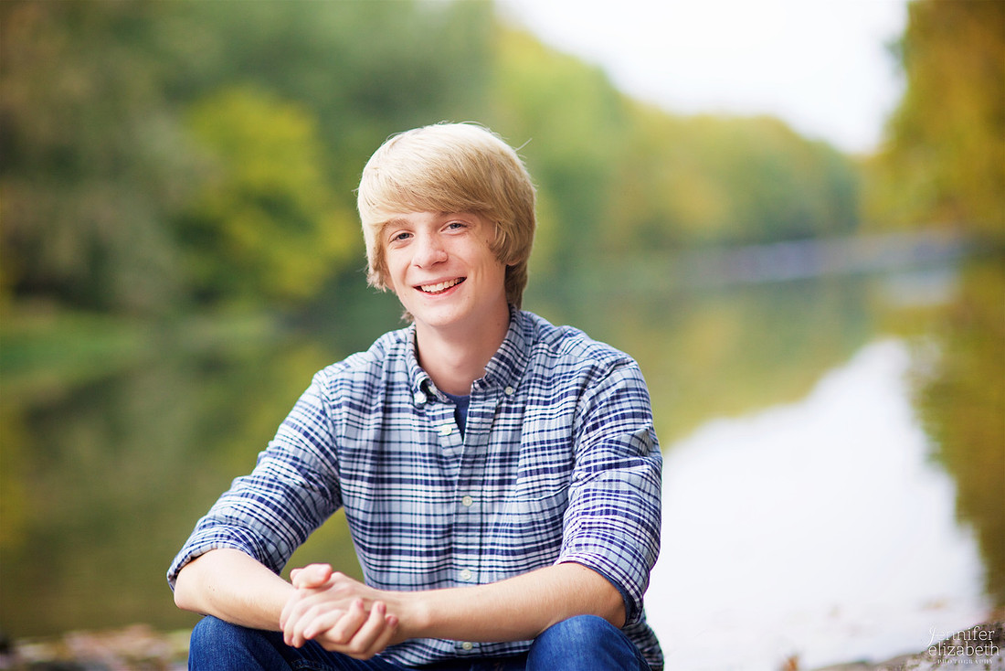 Sam: Senior Portrait Session in Worthington, Ohio