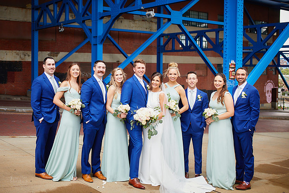 Stephanie & Tom: Wedding at Lago Custom Events at Aloft Cleveland Downtown
