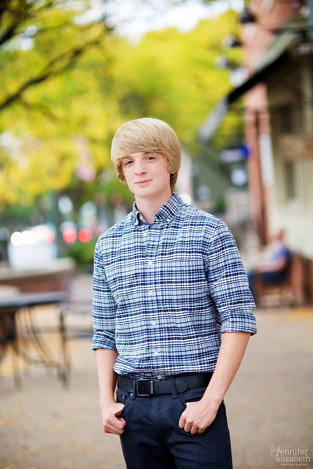 Sam: Senior Portrait Session in Worthington, Ohio