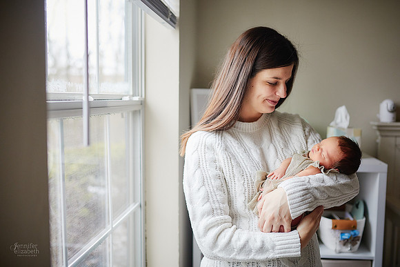 Baby Betty: Lifestyle Newborn Session in North Royalton