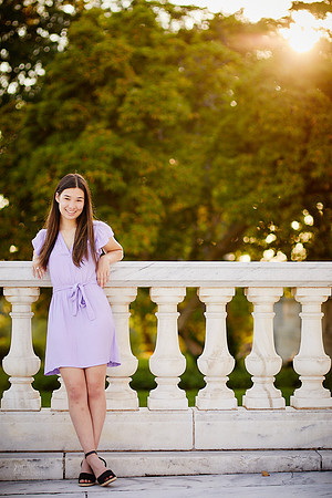 Christina: Senior Portrait Session at the Cleveland Museum of Art and Wade Lagoon