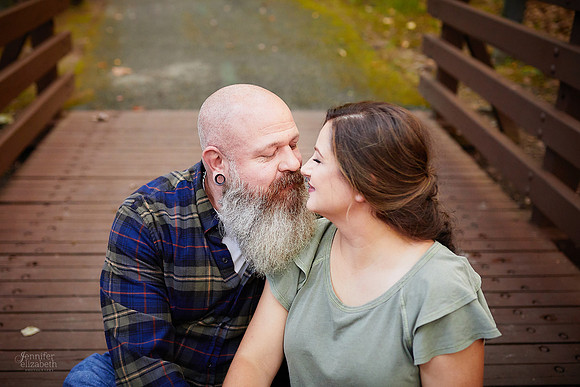 Jessica & Joe: Engagement Session at Henry Church Rock in Chagrin Falls
