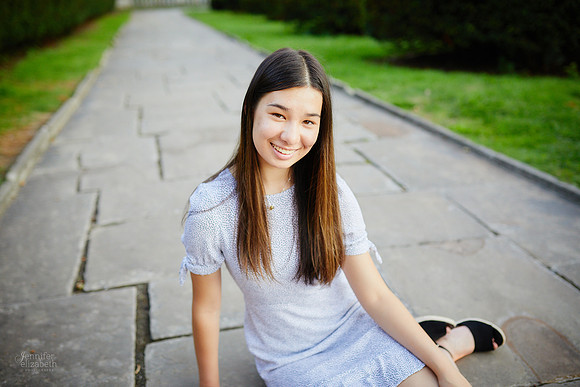 Christina: Senior Portrait Session at the Cleveland Museum of Art and Wade Lagoon