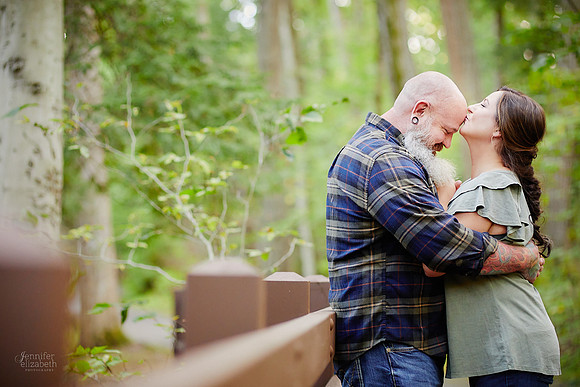 Jessica & Joe: Engagement Session at Henry Church Rock in Chagrin Falls