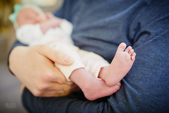 Baby Abigail: Newborn Family Portrait Session in Solon