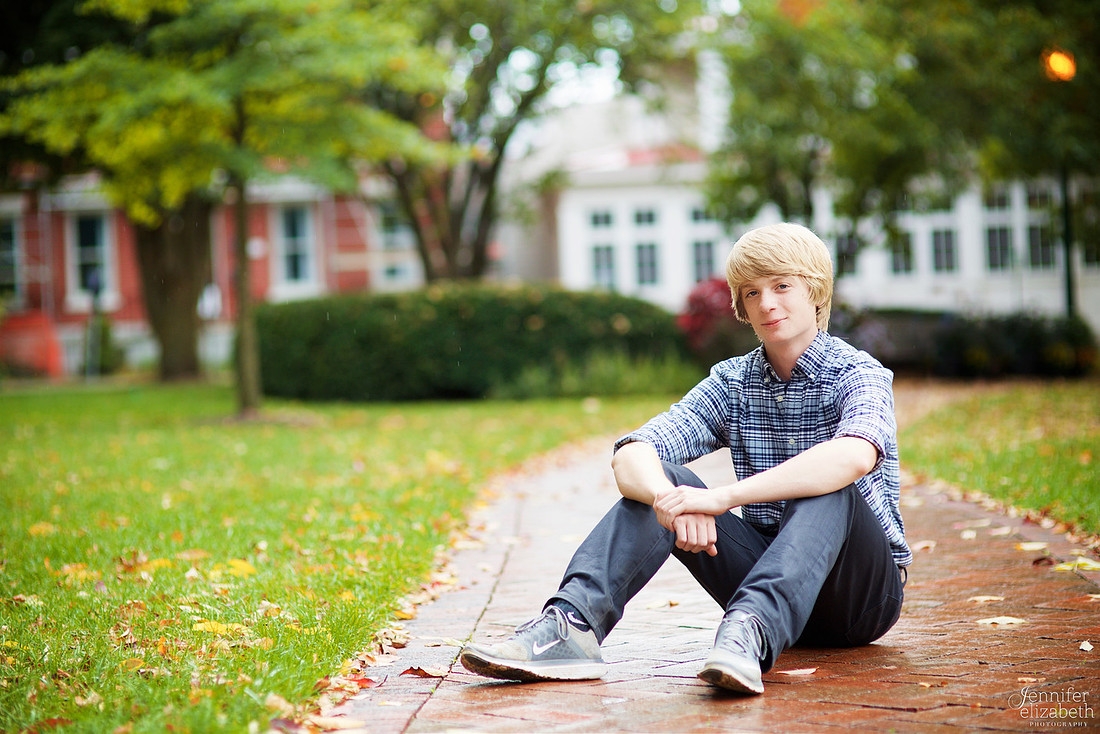 Sam: Senior Portrait Session in Worthington, Ohio
