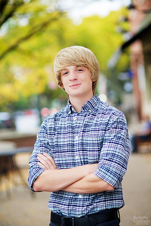 Sam: Senior Portrait Session in Worthington, Ohio