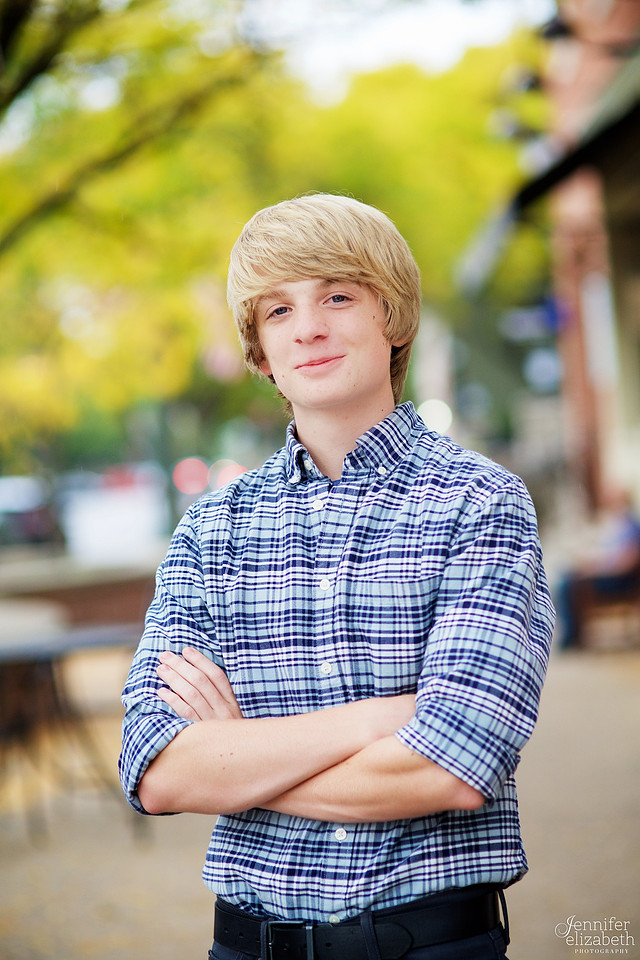 Sam: Senior Portrait Session in Worthington, Ohio