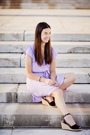 Christina: Senior Portrait Session at the Cleveland Museum of Art and Wade Lagoon