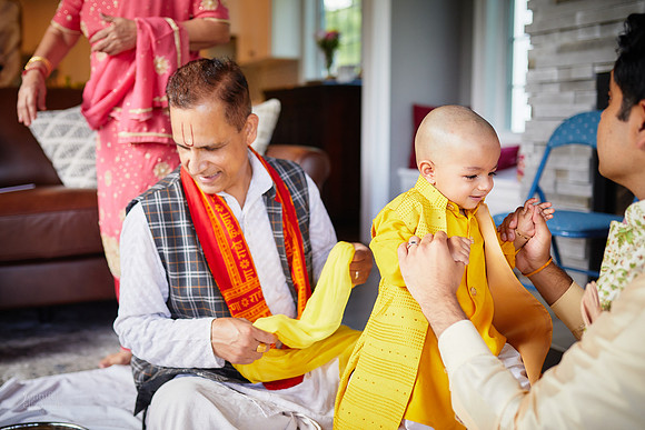 Aarav’s First Haircut: Indian Family Event in Beachwood, Ohio