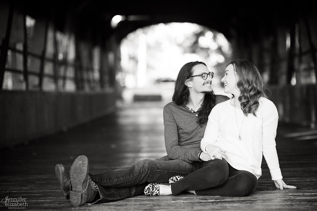 Tess and Adam's Engagement Portrait Session in Olmsted Falls, Cleveland