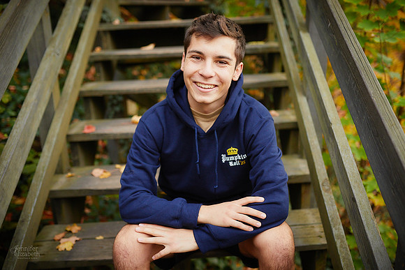 Drew: Senior Session in Chagrin Falls