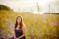 Nina: Senior Session at Kenneth J Sims Park Beach in Euclid