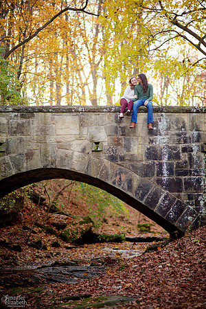 Tess and Adam's Engagement Portrait Session in Olmsted Falls, Cleveland