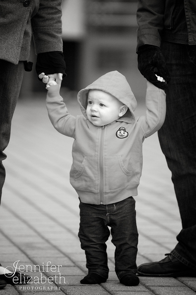 Family Portrait Session in Columbus, Ohio at the Ohio Union at The Ohio State University