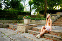 Brynn: Senior Session at the Cultural Gardens in Cleveland