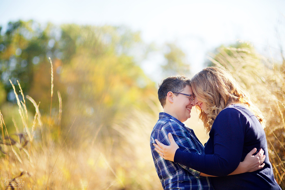 Kim & Aj: Same Sex Engagement Session in Westerville, Ohio