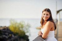 Nina: Senior Session at Kenneth J Sims Park Beach in Euclid