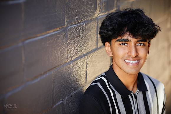 Sahil: Senior Portrait Session in Downtown Hudson and Hudson Springs Park
