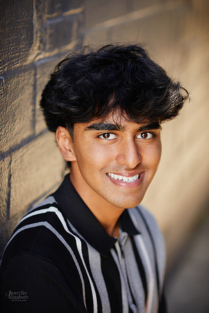 Sahil: Senior Portrait Session in Downtown Hudson and Hudson Springs Park