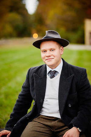 Johnny: Senior Session at Peninsula Depot with the Cuyahoga Valley Scenic Railroad in Peninsula
