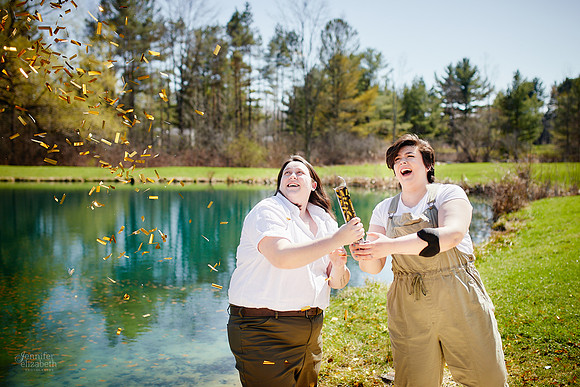 Christina & Gracelyn: Proposal in Newbury