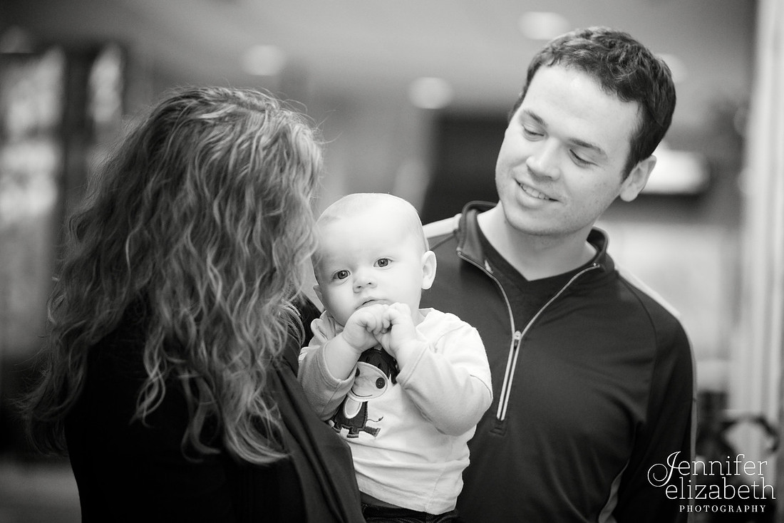 Family Portrait Session in Columbus, Ohio at the Ohio Union at The Ohio State University