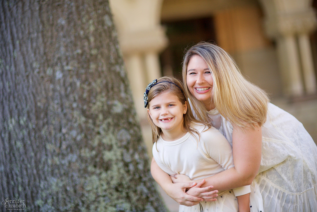 The L Family's Fall Portrait Session at Denison University Campus in Granville, Ohio