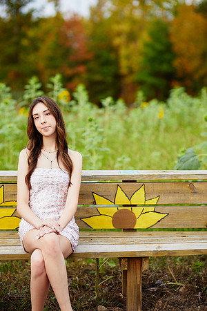 Ella: Senior Session at Maria’s Field of Hope in Avon