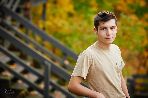 Drew: Senior Session in Chagrin Falls