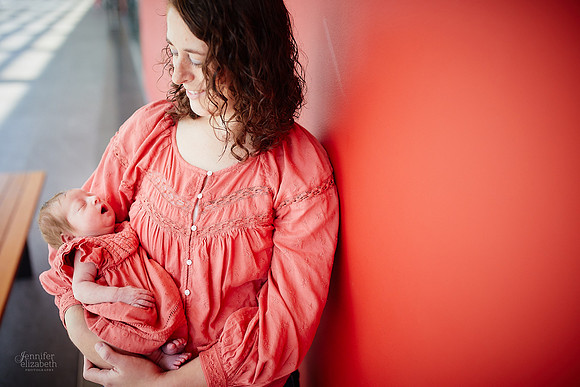 Baby Kaylee: Newborn and Family Portrait Session at The Cleveland Museum of Art and Wade Lagoon