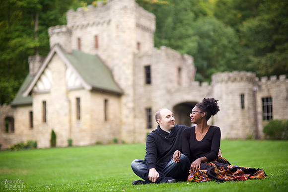 Courtney and Ryan: Squire's Castle Engagement Session