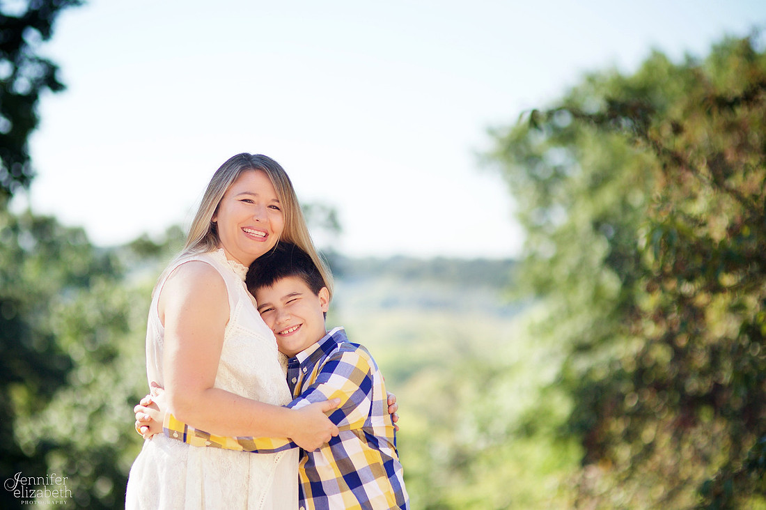 The L Family's Fall Portrait Session at Denison University Campus in Granville, Ohio