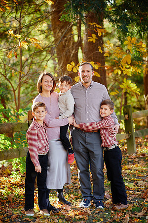 The T Family: Portrait Session in Downtown Gates Mills