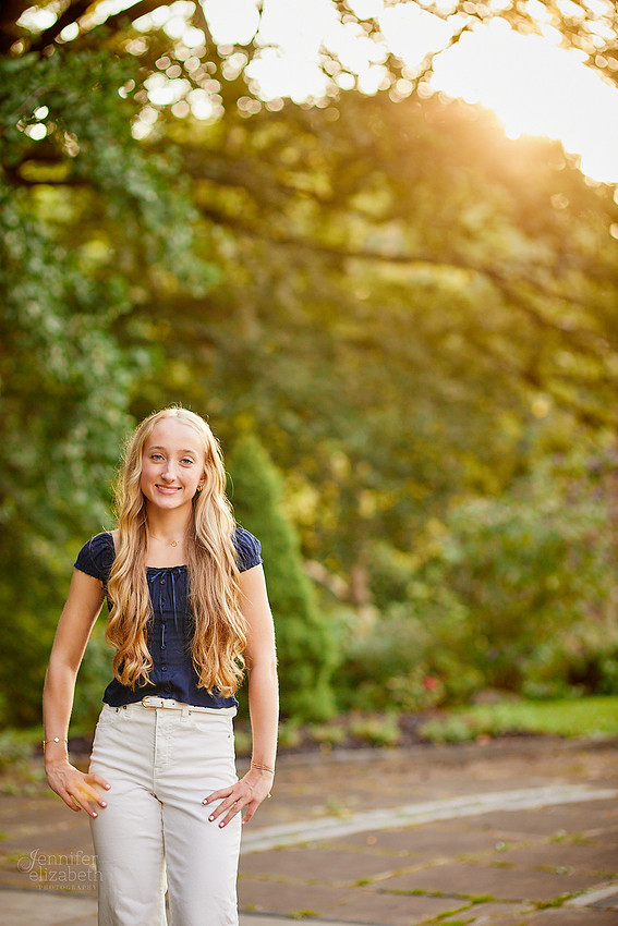 Brynn: Senior Session at the Cultural Gardens in Cleveland