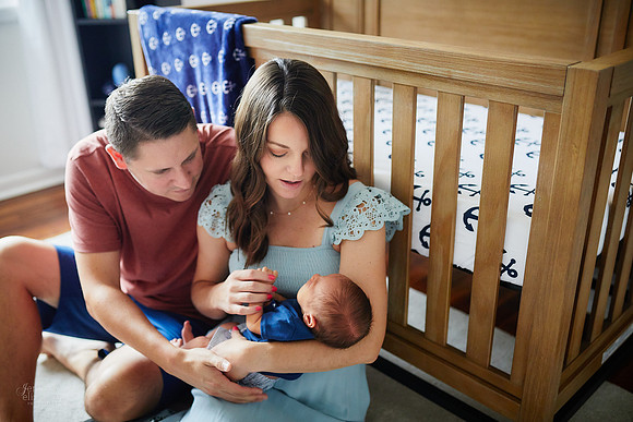 Baby Carson: Lifestyle Newborn Session in Parma