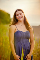 Nina: Senior Session at Kenneth J Sims Park Beach in Euclid