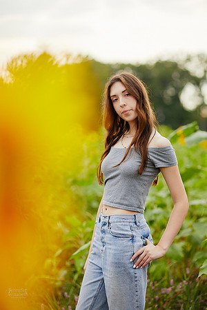 Ella: Senior Session at Maria’s Field of Hope in Avon