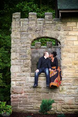 Courtney and Ryan: Squire's Castle Engagement Session