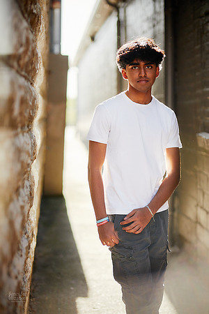 Sahil: Senior Portrait Session in Downtown Hudson and Hudson Springs Park