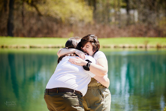Christina & Gracelyn: Proposal in Newbury