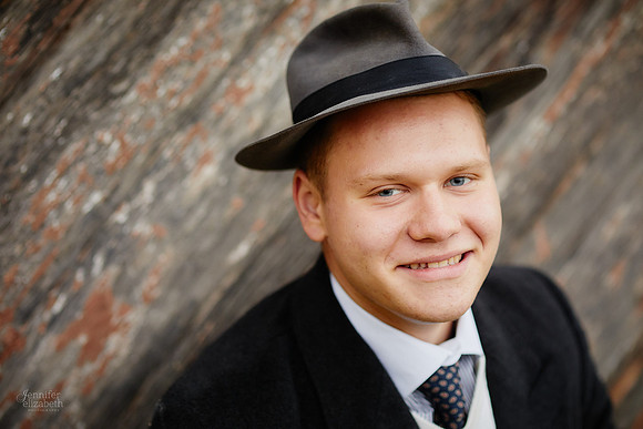 Johnny: Senior Session at Peninsula Depot with the Cuyahoga Valley Scenic Railroad in Peninsula