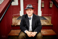 Johnny: Senior Session at Peninsula Depot with the Cuyahoga Valley Scenic Railroad in Peninsula