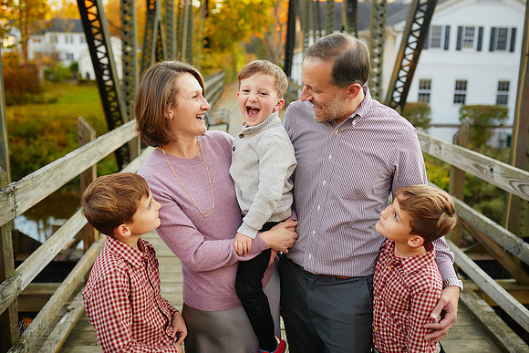 The T Family: Portrait Session in Downtown Gates Mills